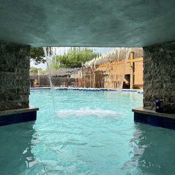Cody Pools - Georgetown - Inside the grotto with waterfall! - General Contractors Near Me - Georgetown, Texas