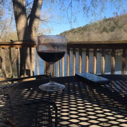 Charlie's Rainbow Trout Resort - From a deck over the Norfork.