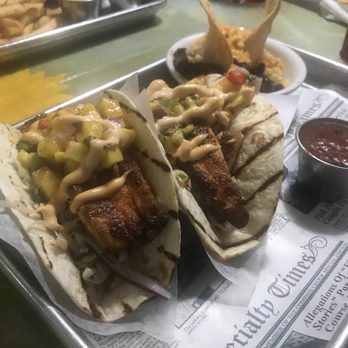Blue Giraffe Restaurant - Fish tacos! Delicious - Seafood Near Me - Sanibel, Florida