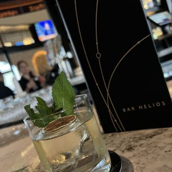 Bar Helios - Athenian Milk Punch cocktail - Seafood Near Me - Orlando, Florida
