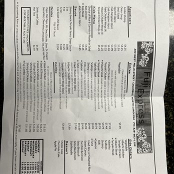 Fuji Express - Menu - Fast Food Near Me - Columbus, North Carolina Fuji Express - Menu - Fast Food Near Me - Columbus, North Carolina