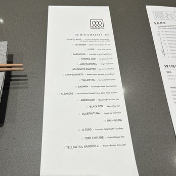 Hidden Fish - Menu - Sushi Bars Near Me - San Diego, California Hidden Fish - Menu - Sushi Bars Near Me - San Diego, California