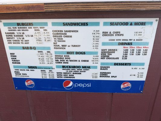 Menu photo 1 Laredo Drive In Naches, WA Menu photo 1 Laredo Drive In Naches, WA