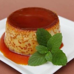 Delicious Dessert...Flan or Custard...this was my actual favorite part of my meal...it was so good!