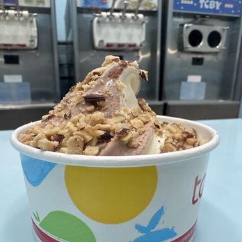 TCBY Merchants Walk - Small yogurt swirl with nuts - Ice Cream & Frozen Yogurt Near Me - Birmingham, Alabama TCBY Merchants Walk - Small yogurt swirl with nuts - Ice Cream & Frozen Yogurt Near Me - Birmingham, Alabama