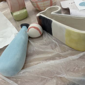 Hello Pottery - baseball ceramic - Paint-Your-Own Pottery Near Me - Brea, California Hello Pottery - baseball ceramic - Paint-Your-Own Pottery Near Me - Brea, California