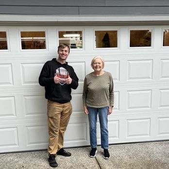 Same Day Garage Door Service - Garage door installation Bellevue, WA | Customer was super happy with her new Garage Door Installation that we did for her :) - Garage Door Services Near Me - Bellevue, Washington Same Day Garage Door Service - Garage door installation Bellevue, WA | Customer was super happy with her new Garage Door Installation that we did for her :) - Garage Door Services Near Me - Bellevue, Washington