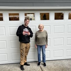 Same Day Garage Door Service - Garage door installation Bellevue, WA | Customer was super happy with her new Garage Door Installation that we did for her :)