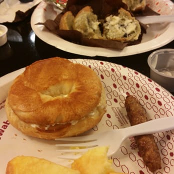 Hampton Inn Statesboro - Muffins, fake egg and cheese omelet, turkey sausage waffles, something different every day. - Hotels Near Me - Statesboro, Georgia