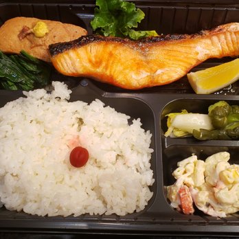 Echizen Japanese Restaurant - Dinner bento (salmon) - Japanese Near Me - Cypress, California Echizen Japanese Restaurant - Dinner bento (salmon) - Japanese Near Me - Cypress, California