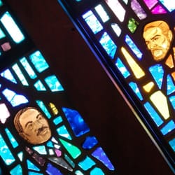Mount Zion Baptist Church - Mt Zion stained glass rocks.