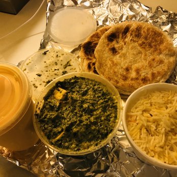 Madras Dhaba - Saag Panner , Paratha, Rice Pilaf, Mango Lassi - Indian Near Me - Austin, Texas