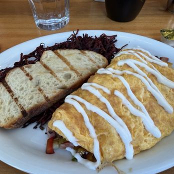 Harbor Breakfast - Denver omelette with sweet potato hash - Diners Near Me - San Diego, California Harbor Breakfast - Denver omelette with sweet potato hash - Diners Near Me - San Diego, California
