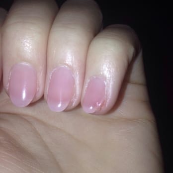 Sophy's Nails - "Too short" note the deep slope the side of the pinky nail has - Nail Salons Near Me - Westfield, Massachusetts