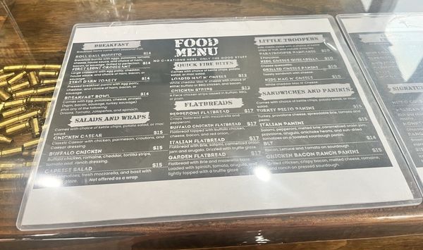 Menu photo 1 Easy Company Cafe Lincoln, CA