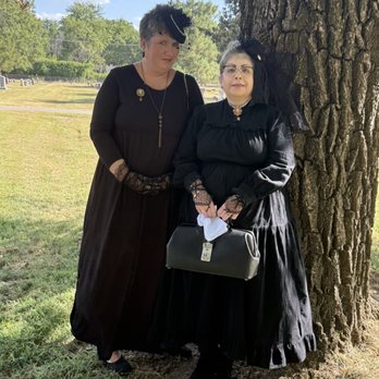 Oklahoma Murder Mystery - Us in Character at the Cemetery. - Haunted Houses Near Me - Muskogee, Oklahoma