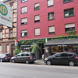 Café Lido - Lage: direkt an der Strassenbahnhaltestelle Werderstr.