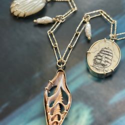 Jeweler's Services - 14ky Seaside charm necklace.