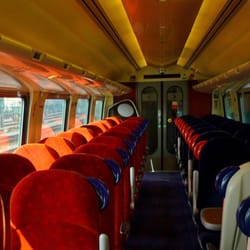 Virgin Trains - Interior of a Virgin carriage (on a quiet day).