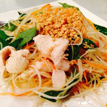 Phnom Penh House - Spicy papaya salad with chicken. - Cambodian Near Me - Alameda, California Phnom Penh House - Spicy papaya salad with chicken. - Cambodian Near Me - Alameda, California