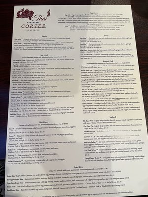 Menu photo 3 Stonefish Sushi Cortez, CO