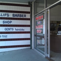 Phillip's Barber Shop - Out front