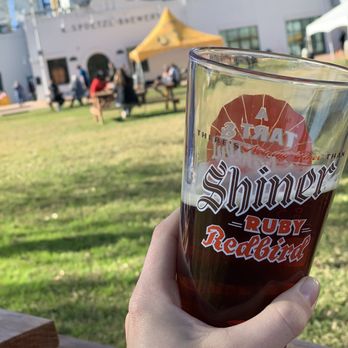 Spoetzl Brewery - $10 includes a pint glass, pint of beer, and 4 tastings (about a half pint each) - Breweries Near Me - Shiner, Texas
