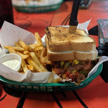 Galaxy B&G - Thermal Detonator Burger with Grilled Cheese Buns - Burgers Near Me - Killeen, Texas