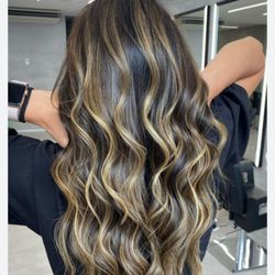 Alaya Dominican Hair Style - Balayage correction color