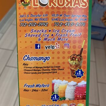 Lokuras - Part of their menu. - Juice Bars & Smoothies Near Me - Las Vegas, Nevada Lokuras - Part of their menu. - Juice Bars & Smoothies Near Me - Las Vegas, Nevada