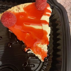 The Hub Stadium-Auburn Hills - Here is the delicious cheesecake!!! Are you kidding me... the next picture is the photo from their menu!!! Of what to EXPECT... i