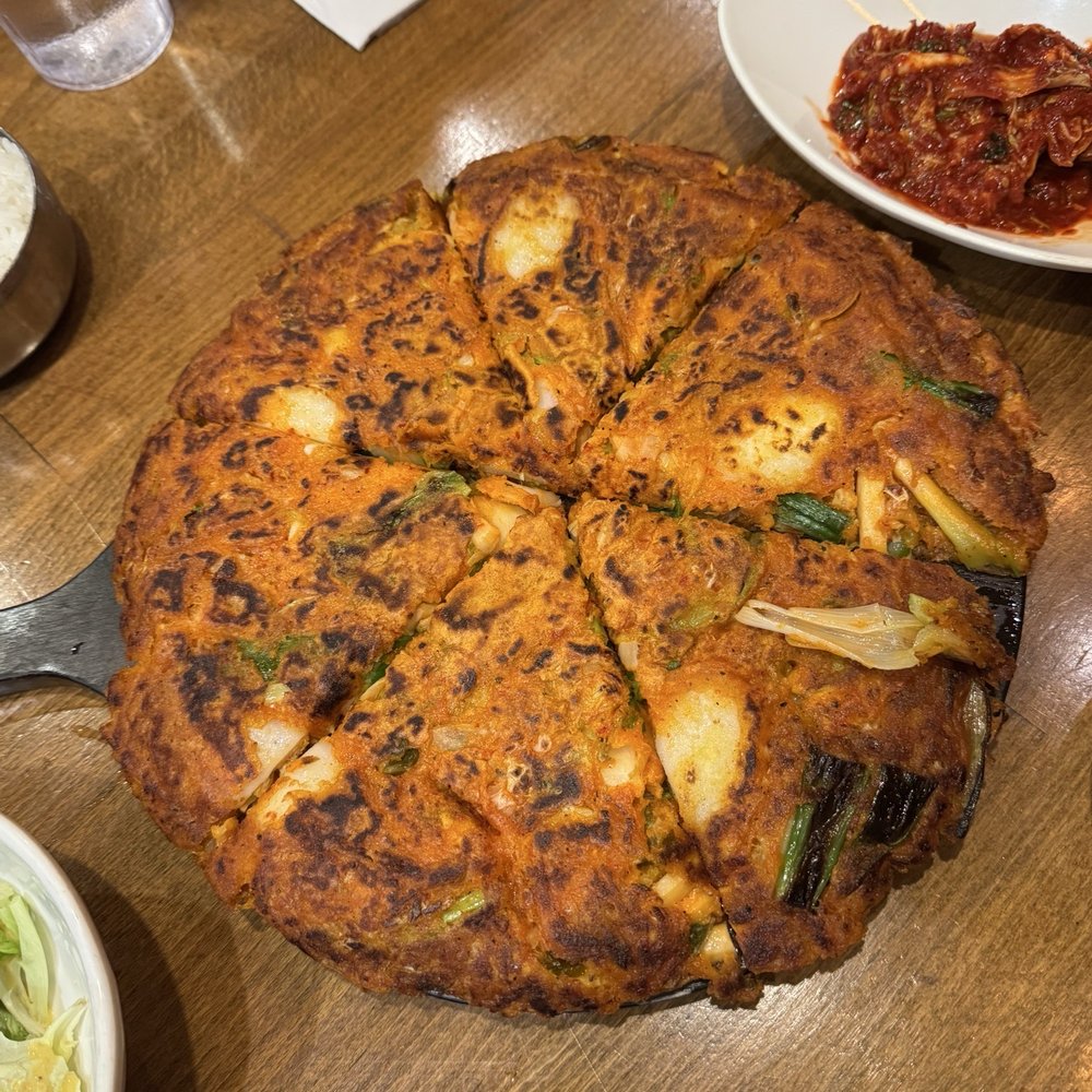 Five Senses - Kimchi Pancake - Korean Near Me - New York, New York Five Senses - Kimchi Pancake - Korean Near Me - New York, New York