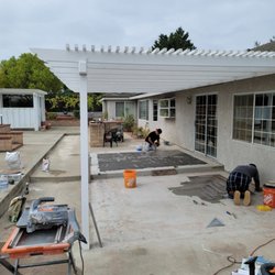 Perez Handyman Service - patio awning(tile installation)