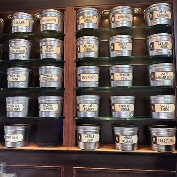 TeBella Tea Company - Wall of teas - Coffee & Tea Near Me - Tampa, Florida TeBella Tea Company - Wall of teas - Coffee & Tea Near Me - Tampa, Florida