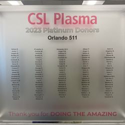 CSL Plasma - I'm on there