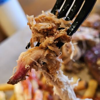 Mission BBQ - A display of a fork and delicious food. - Barbeque Near Me - Roanoke, Virginia Mission BBQ - A display of a fork and delicious food. - Barbeque Near Me - Roanoke, Virginia