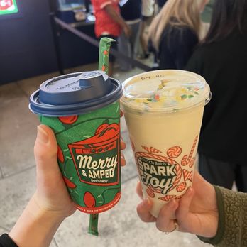 Dutch Bros Coffee - Peppermint mocha  Holiday cookie shake - Coffee & Tea Near Me - Los Angeles, California