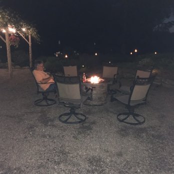 Stonecroft Inn - Our favorite spot on property- the fire pit. So peaceful listening to the frogs & looking at the stars. - Hotels Near Me - Ledyard, Connecticut