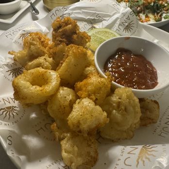 Sanjh Restaurant - Calamari - Indian Near Me - Irving, Texas
