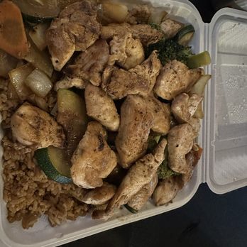 Hibachi Express - Lots of chicken, rice and vegetables! Plenty for 3 meals for me! - Japanese Near Me - Yorktown, Virginia Hibachi Express - Lots of chicken, rice and vegetables! Plenty for 3 meals for me! - Japanese Near Me - Yorktown, Virginia