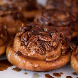 Bread Worthy Bakery - Pecan Sticky Buns - Sweet Dough, Filled with Cinnamon Sugar Filling, Baked in a Brown Sugar Toffee with Pecans