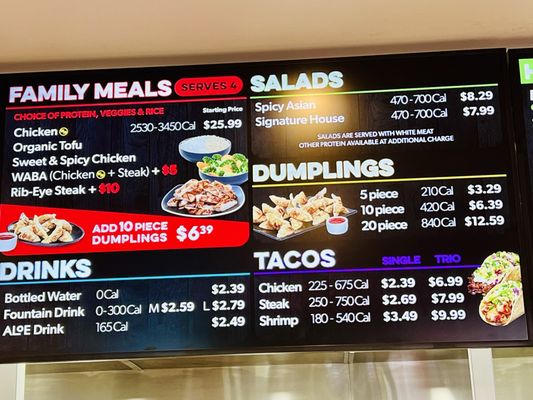 Menu photo 4 WaBa Grill Henderson, NV