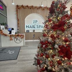 JP Nail Spa - Christmas decorations up for the holiday season...