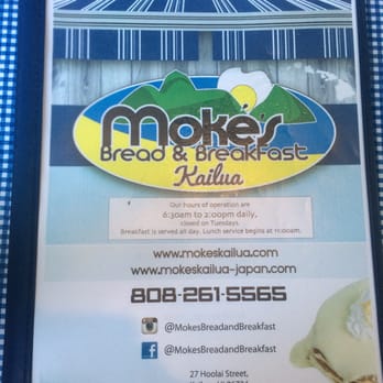 Moke's Bread & Breakfast - Breakfast & Brunch Near Me - Kailua, Hawaii