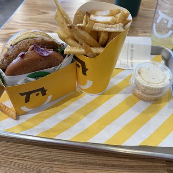 Starbird Chicken - Gardenbird, fries and star sauce and truffle aioli - Chicken Shop Near Me - Denver, Colorado