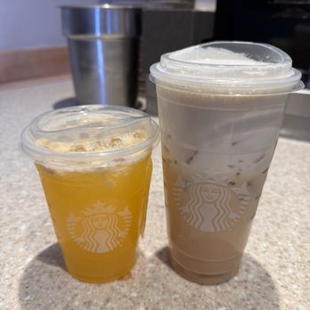 Starbucks - passionfruit refresher and chai tea latte - Coffee & Tea Near Me - Reno, Nevada