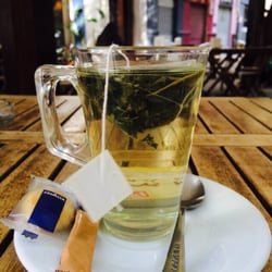 El Cafecito - Té verde con cerezas #nosinmifoto