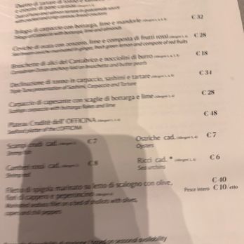 L'Officina del Pesce - Menu - Seafood Near Me - Milan, Michigan