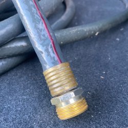 Lowe's Home Improvement - You can see here where the metal is coming apart on the socket