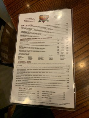 Menu photo 2 Sam's Place Hendersonville, TN